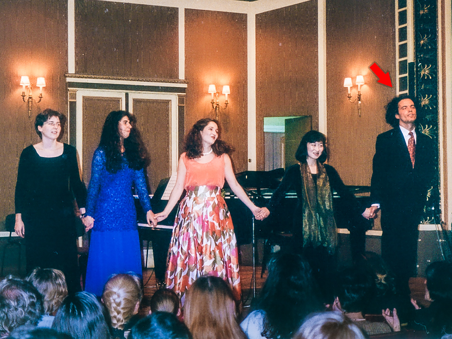 Paulo Bittencourt, performing as a soloist at the Boesendorfer Saal, in Vienna, Austria (1996)